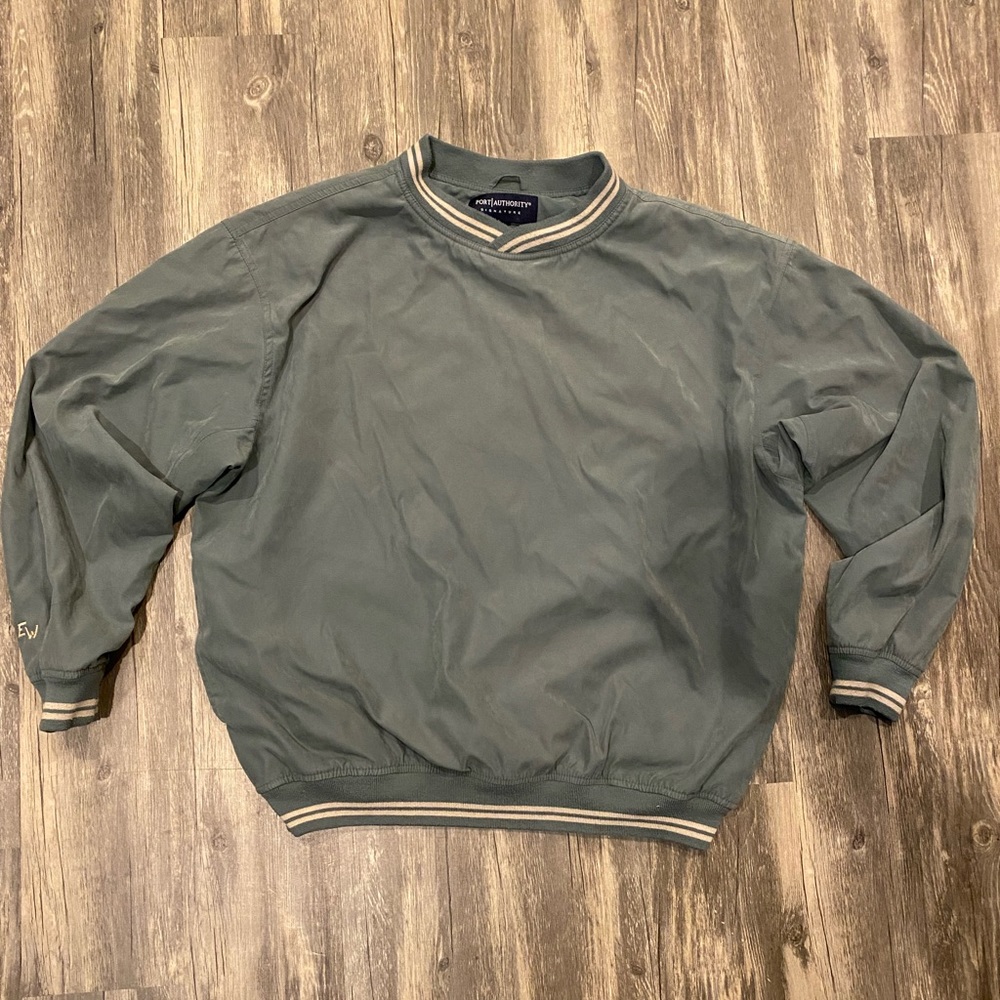 Port authority vintage Suede sweater